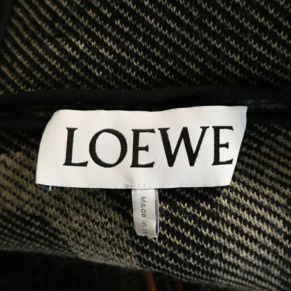 LOEWE(ロエベ) 24AW Anagram Jacket アナグラムロゴ フリース フーデッドジャケット グレー H526Y52J05