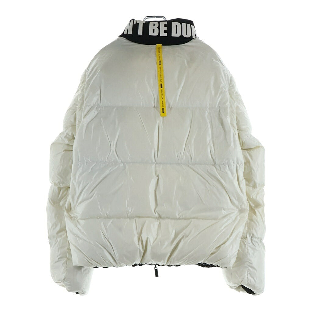 MONCLER GENIUS(モンクレール ジーニアス) 25AW ×A$AP Rocky Throttle ×エイサップロッキー ジップアップ リバーシブル ダウンジャケット ブラック/ホワイト K24041A00008 M6975