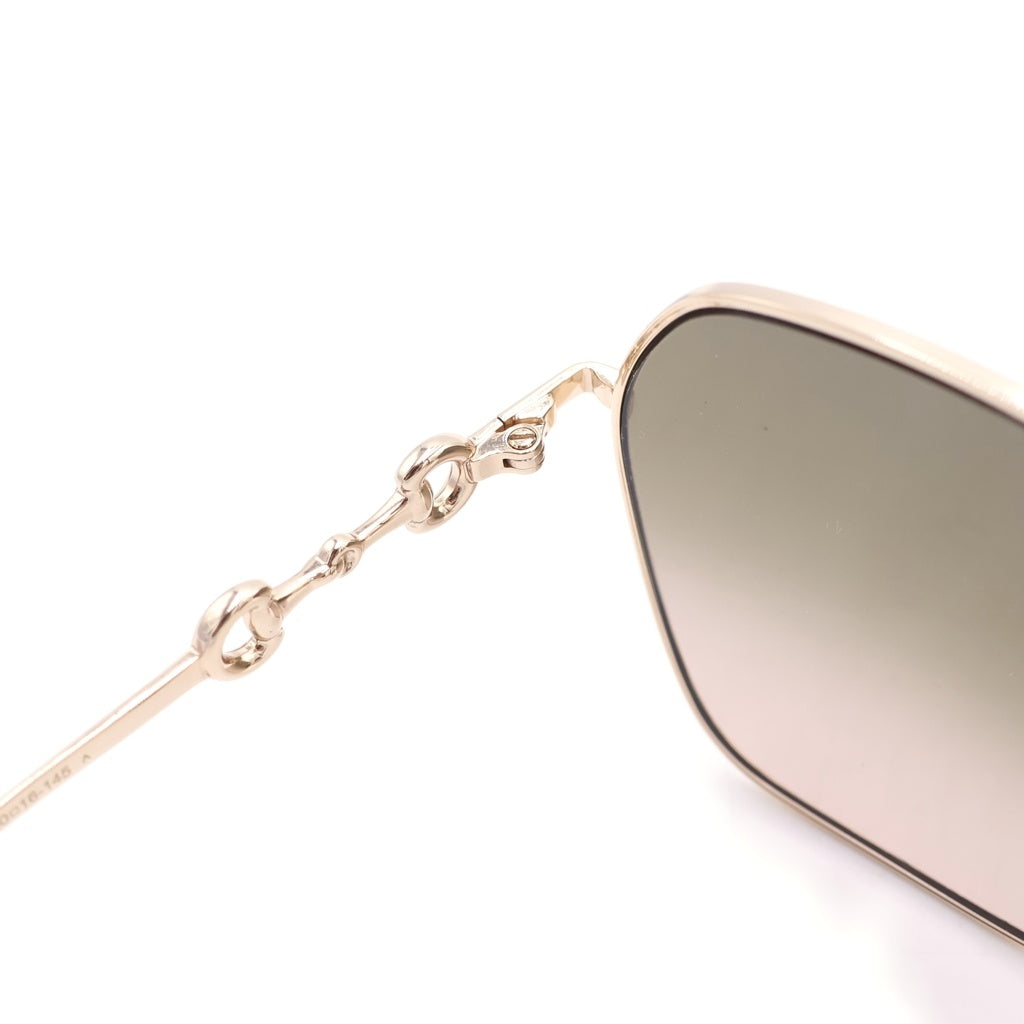 GUCCI(グッチ) ホースビット アジアンフィット サングラス ブラウン GG0882SA