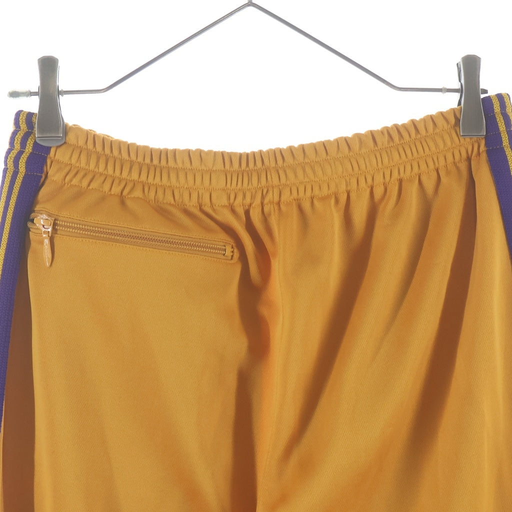 Needles(ニードルス) TRACK PANTS パピヨン刺繍 サイドライン トラックパンツ イエロー KP220