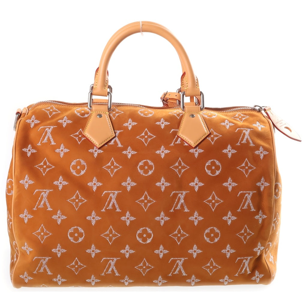 LOUIS VUITTON(ルイヴィトン) スピーディ P9 バンドリエール 40 ヌバックカーフレザー モノグラム ボストンバッグ ショルダーバッグ 2WAY シルバー金具 RFID M11569