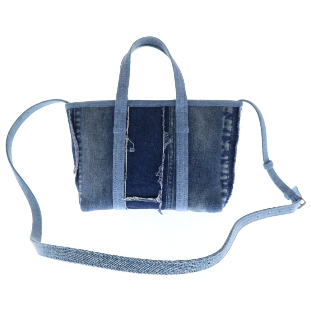 BALENCIAGA(バレンシアガ) バルベス スモール デニム2WAYショルダーバッグ ハンドバッグ ブルー 671404