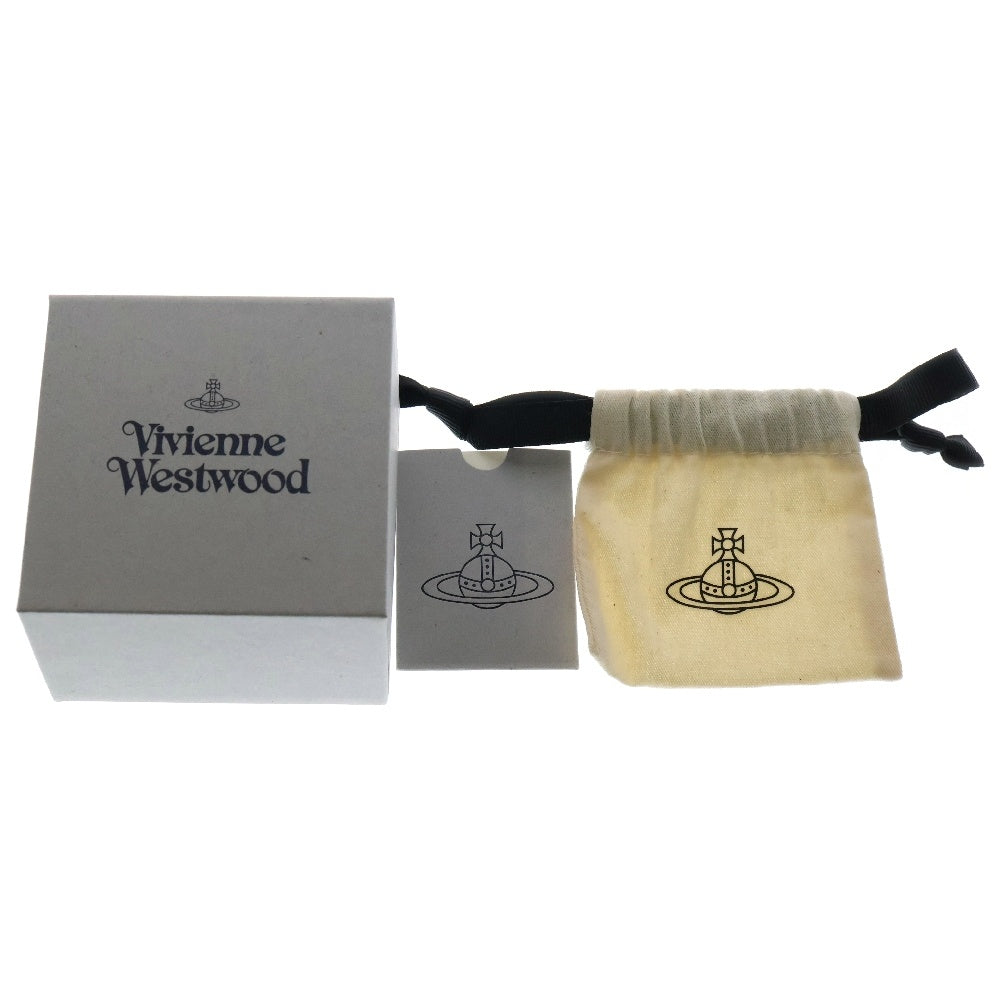 Vivienne Westwood(ヴィヴィアンウエストウッド) オーブネックレス シルバー ラインストーンメタル ペンダント