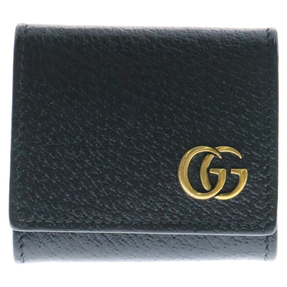 GUCCI(グッチ) GGマーモント コインケース 財布 小物入れ ブラック ゴールド金具 473959