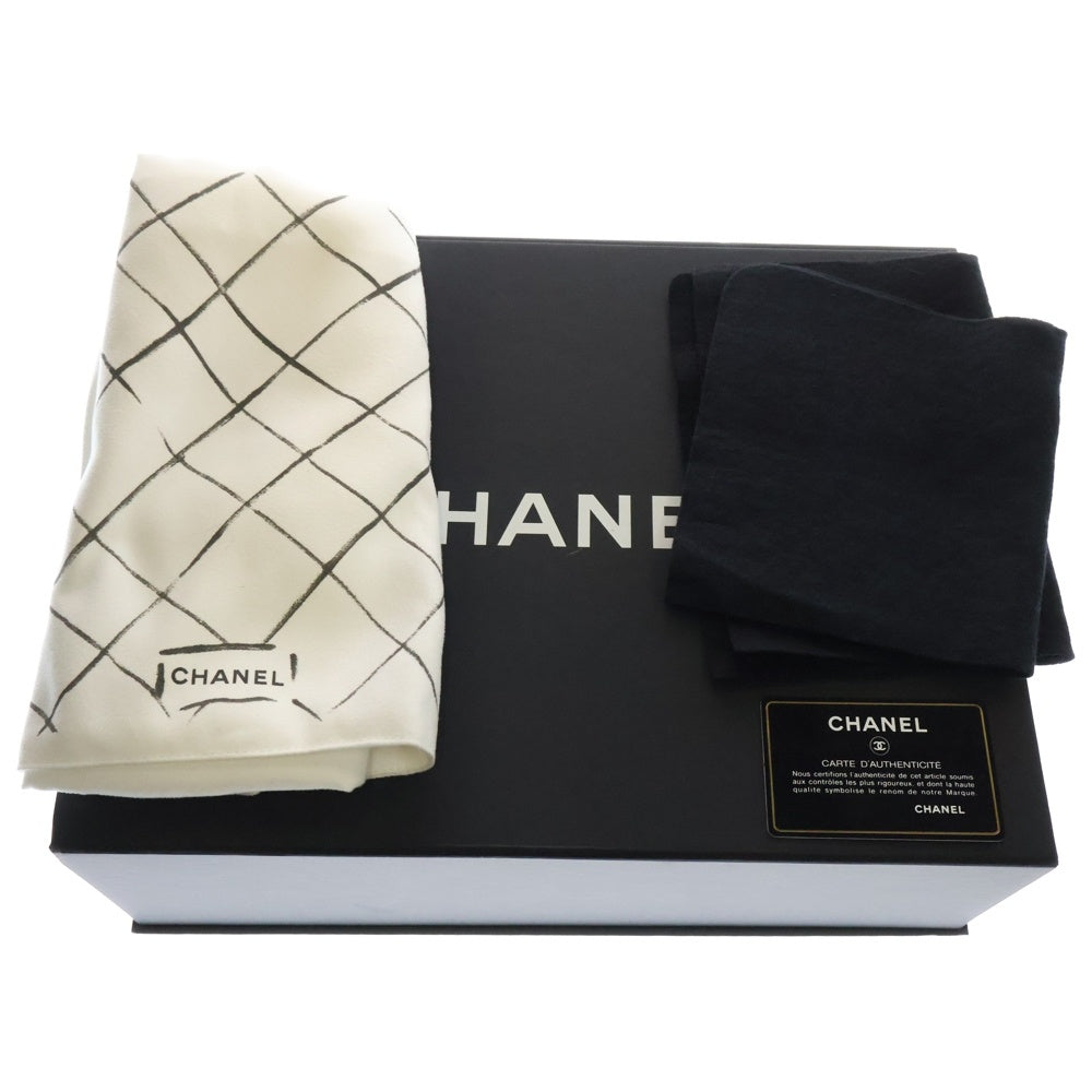 CHANEL(シャネル) マトラッセ30 Wフラップ キャビアスキン レザーWチェーンショルダーバッグ GD金具 ブラック