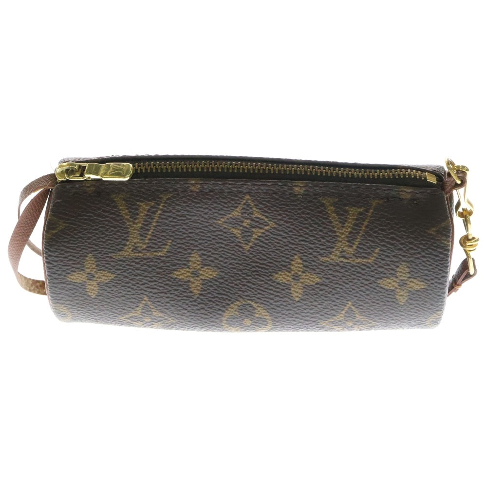 LOUIS VUITTON(ルイヴィトン) モノグラム パピヨン30 ポーチ付 レザー ハンドバッグ ブラウン レディース M51365