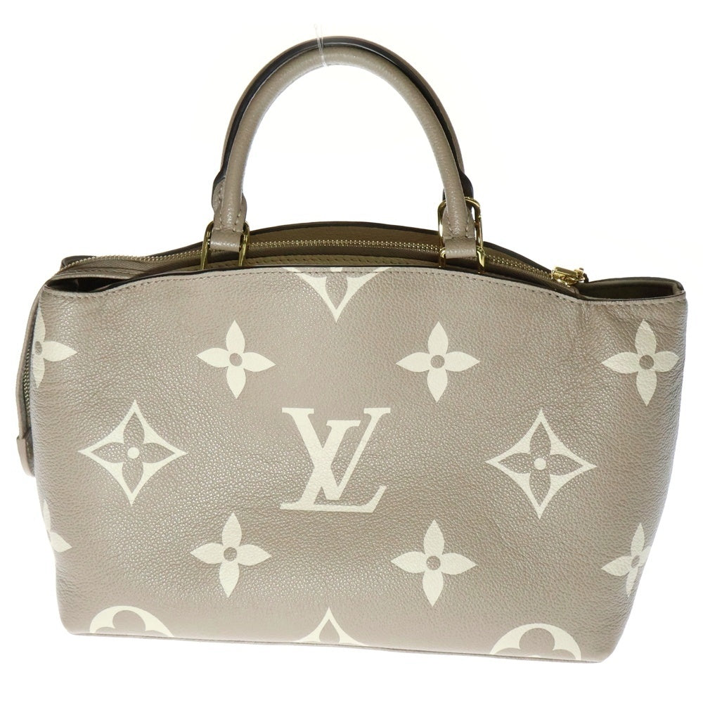 LOUIS VUITTON(ルイヴィトン) プティパレPM バイカラー モノグラム アンプラント 2WAY レザー ハンド ショルダーバッグ ゴールド金具 ベージュ M58914 RFID