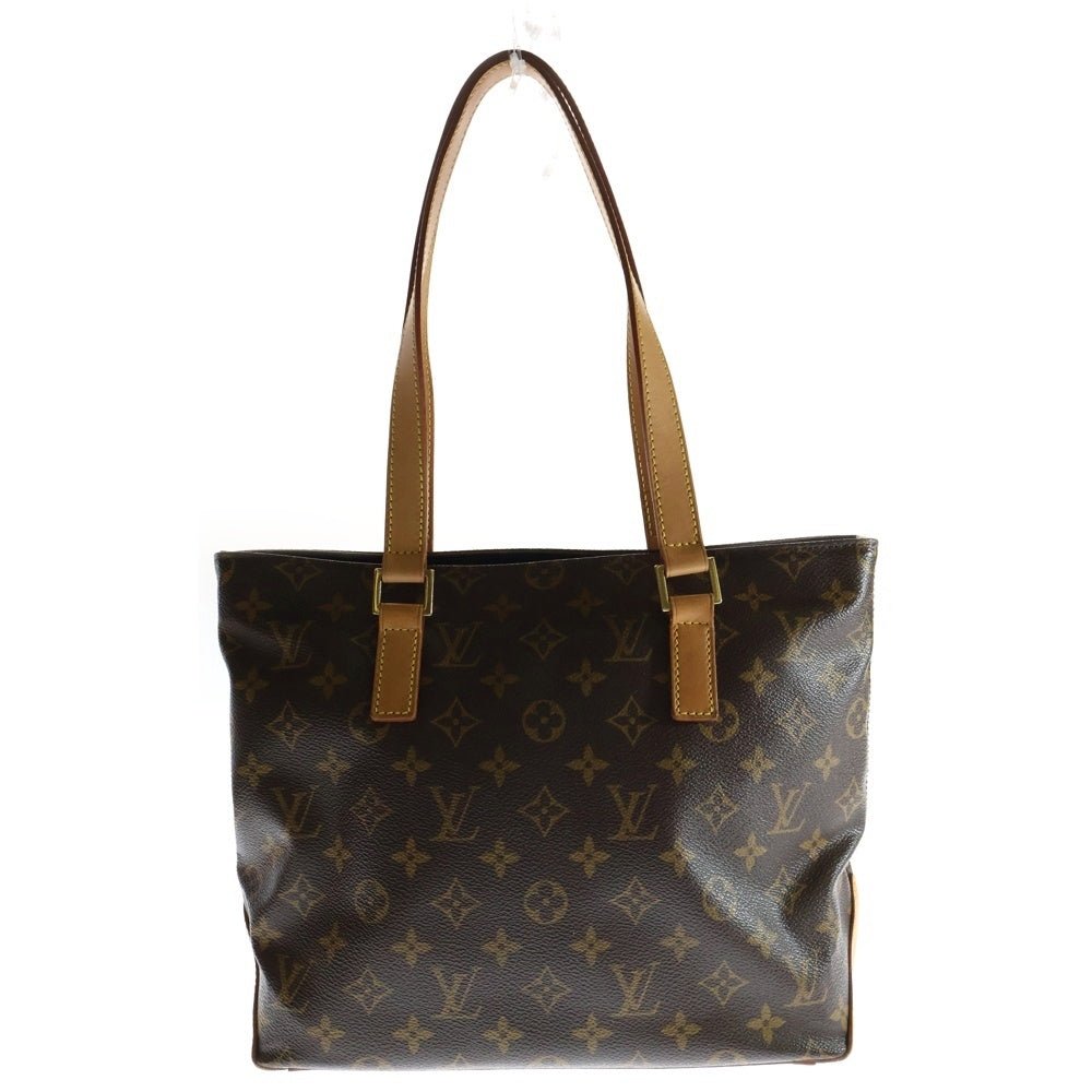 LOUIS VUITTON(ルイヴィトン) モノグラム カバピアノ トートバッグ ハンドバッグ ブラウン ゴールド金具 レザー×PVC M51148
