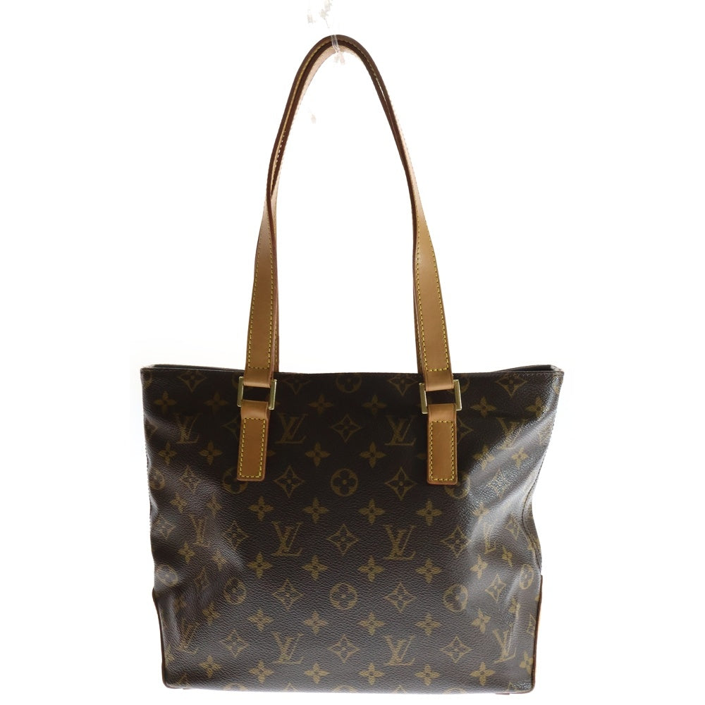 LOUIS VUITTON(ルイヴィトン) モノグラム カバピアノ トートバッグ ハンドバッグ ブラウン ゴールド金具 レザー×PVC M51148