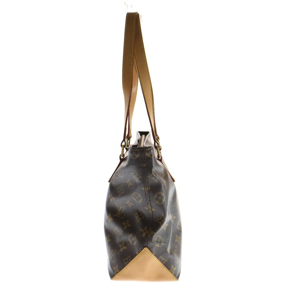LOUIS VUITTON(ルイヴィトン) モノグラム カバピアノ トートバッグ ハンドバッグ ブラウン ゴールド金具 レザー×PVC M51148