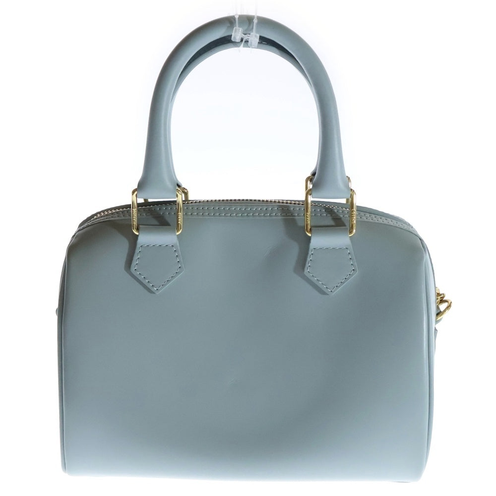 CELINE(セリーヌ) キュイル トリオンフスモールボストン ブルー レザー 2WAY ハンドバッグ ショルダーバッグ