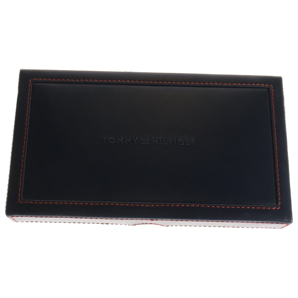 TOMMY HILFIGER(トミーヒルフィガー) レザーロングウォレット 長財布 ブラック 〇