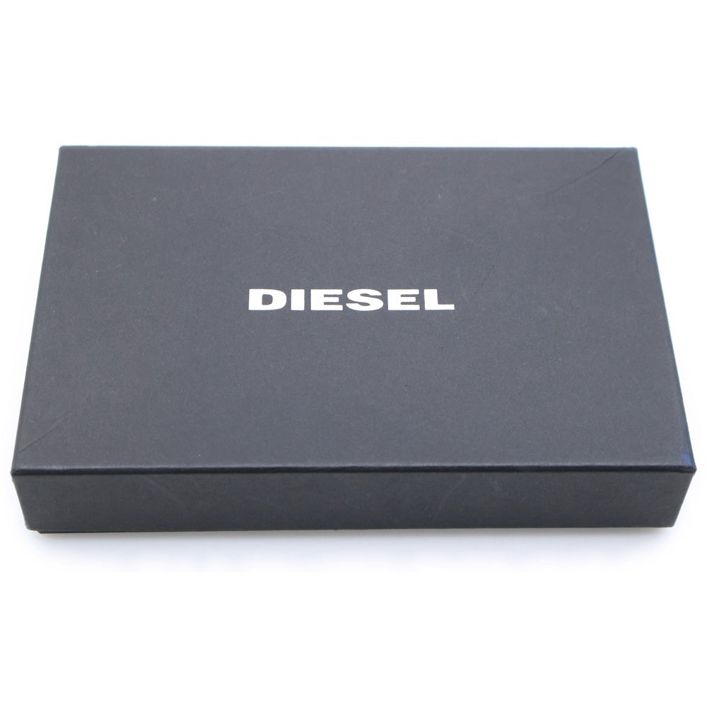 DIESEL(ディーゼル) ロゴレザーロングウォレット 長財布 ブルー