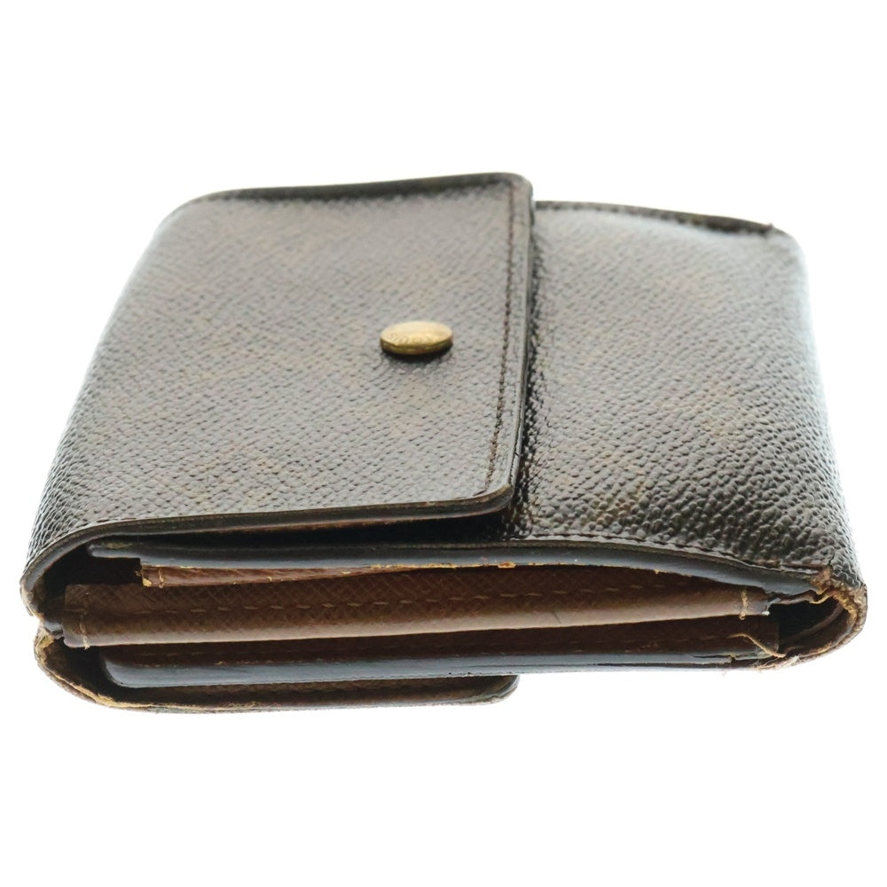 LOUIS VUITTON(ルイヴィトン) モノグラム ポルトモネ ビエカルトクレディ レザーコンパクトウォレット 二つ折り財布 ブラウン M61652