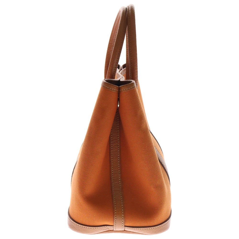 HERMES(エルメス) ガーデンパーティTPM ネゴンダ×トワルアッシュ シルバー金具 オレンジ □I ハンドバッグ ショルダーバッグ