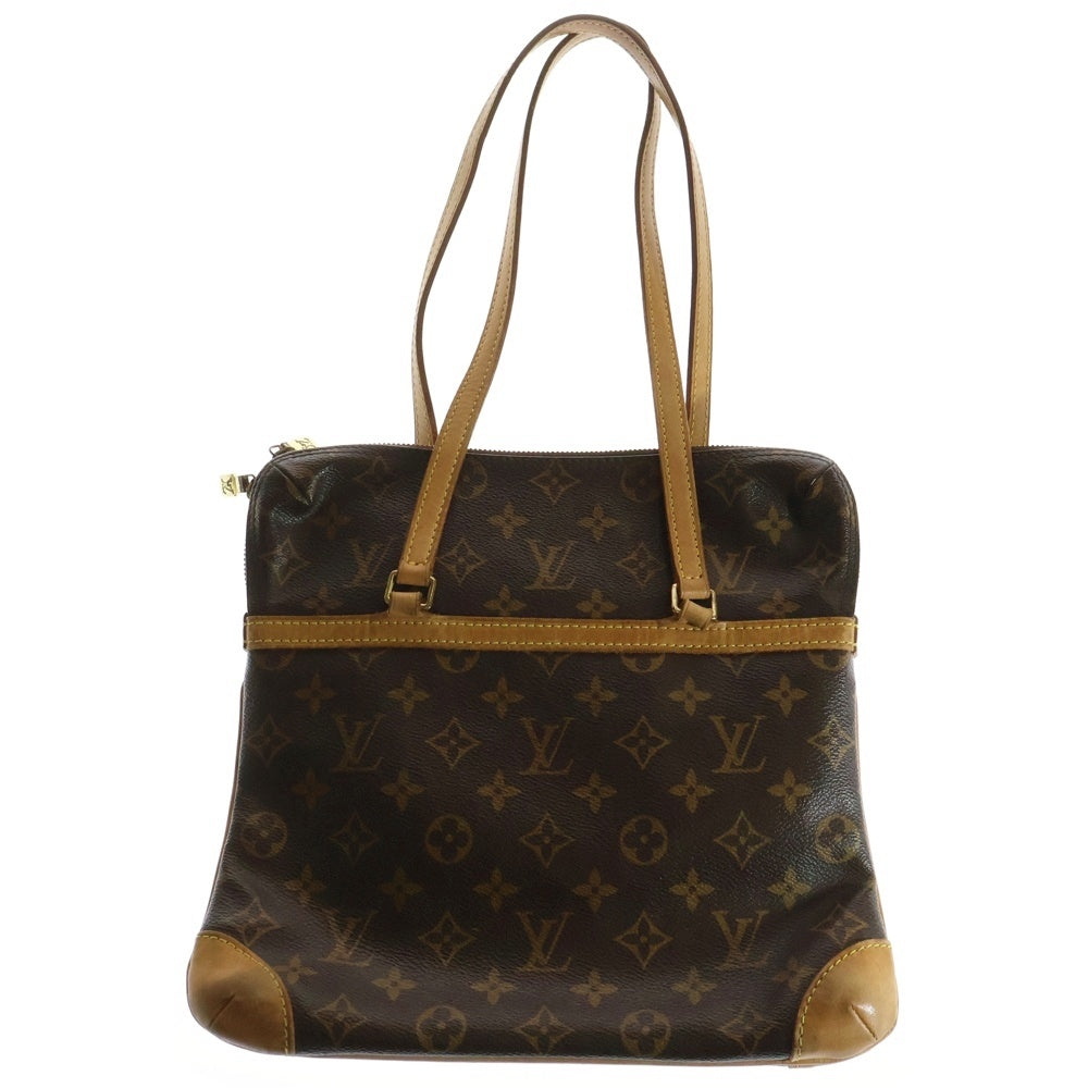 LOUIS VUITTON(ルイヴィトン) クーサンGM モノグラム PVC レザー ハンド ショルダーバッグ ゴールド金具 ブラウン M51141