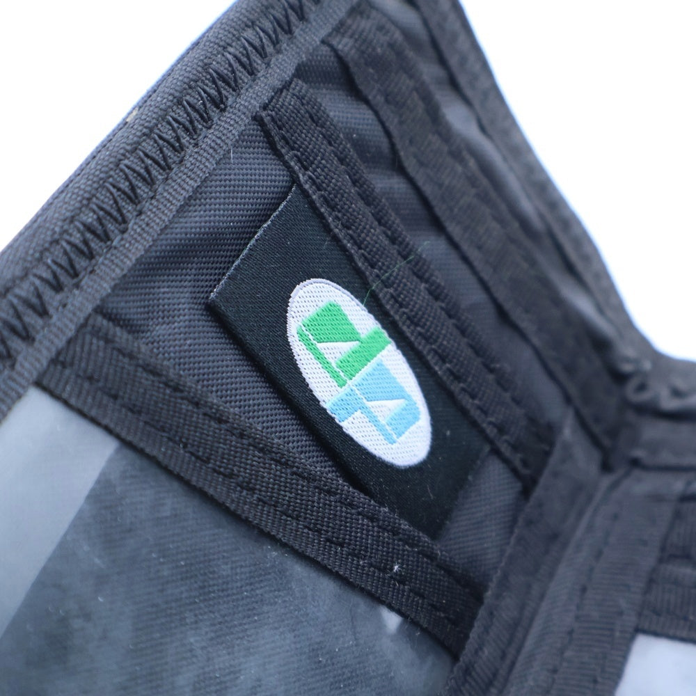 Palace Skateboards(パレススケートボーズ) ロゴプリント ベルクロ パスケース カードケース ブラック