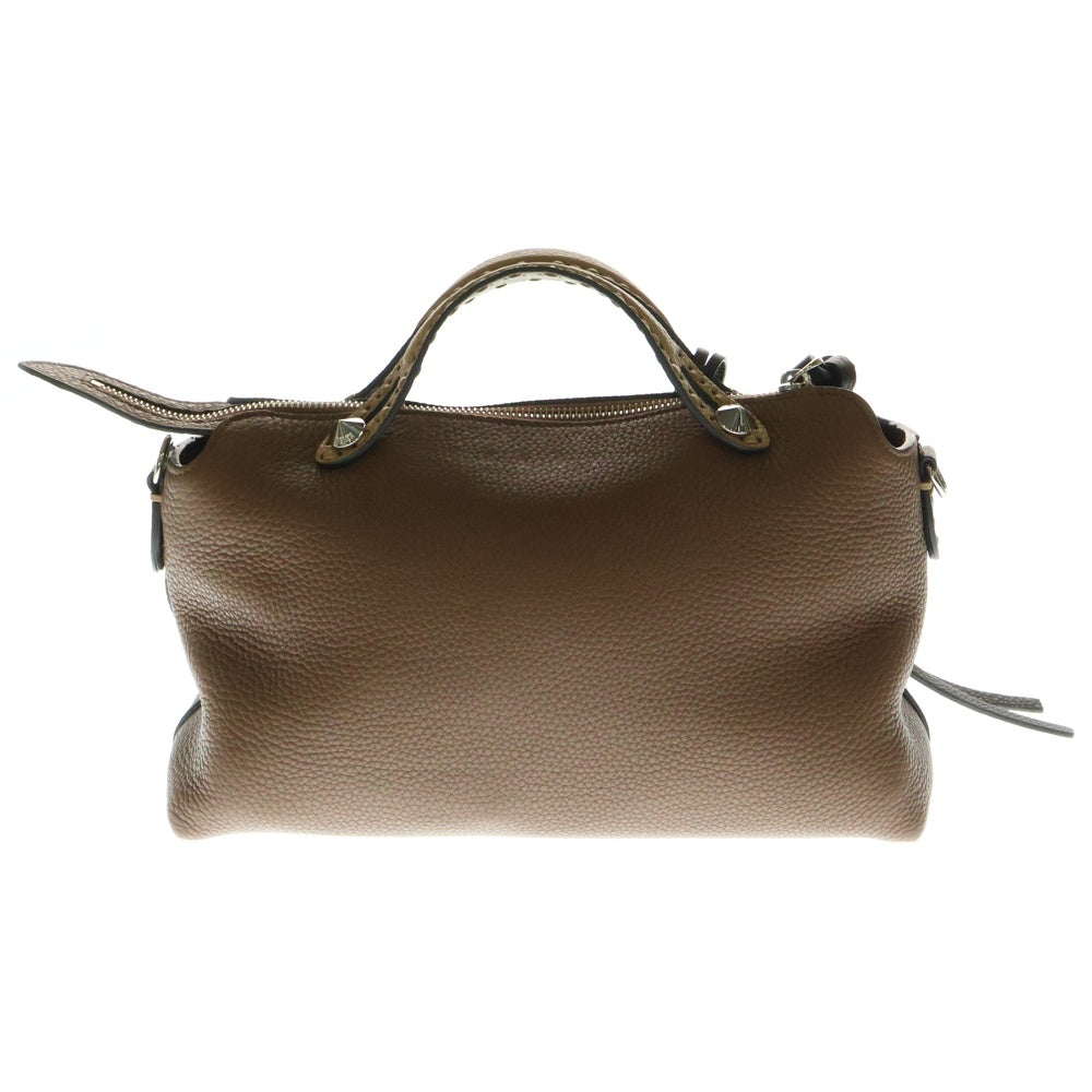 FENDI(フェンディ) バイザウェイ セレリア ミニ 2way ハンドバッグ ショルダーバッグ ブラウン レザー 8BS098