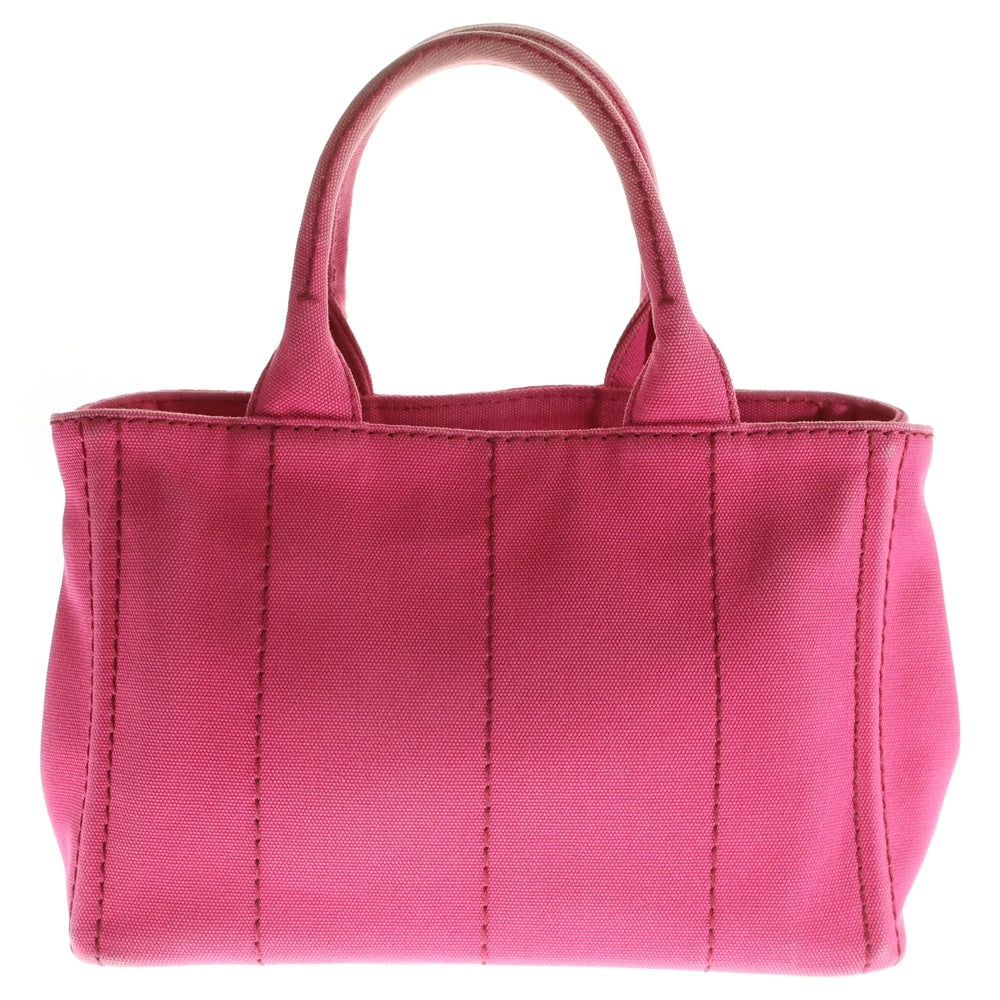 PRADA(プラダ) カナパ 2WAYショルダーバッグ ハンドバッグ ゴールド金具 ピンク キャンバス 1BG439