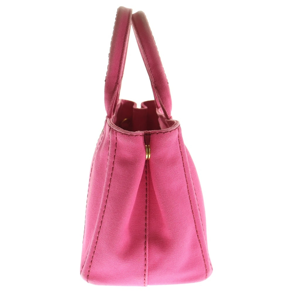PRADA(プラダ) カナパ 2WAYショルダーバッグ ハンドバッグ ゴールド金具 ピンク キャンバス 1BG439