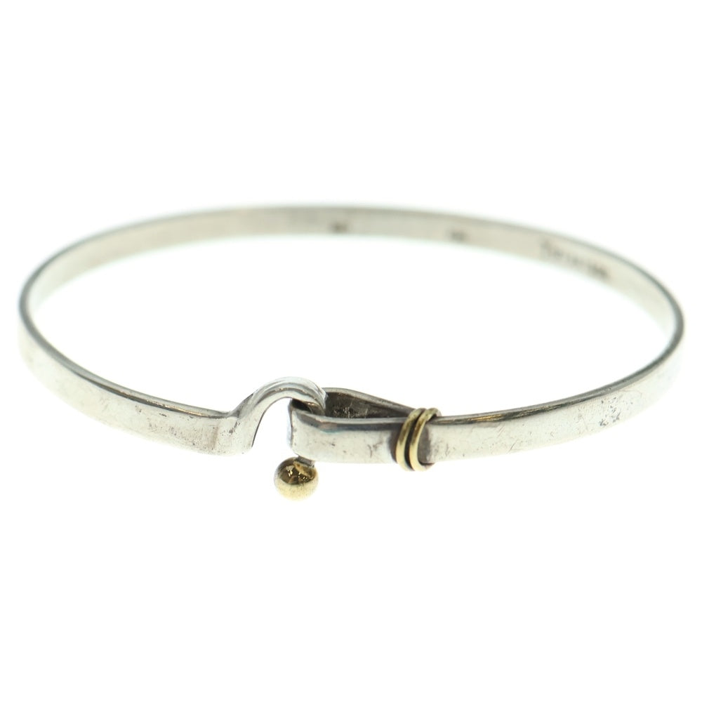 TIFFANY&Co(ティファニー) フック&アイバングル ブレスレット シルバー×ゴールド