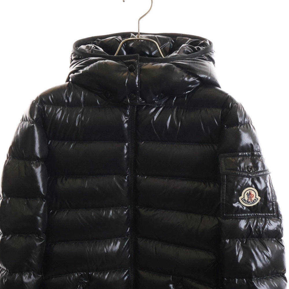 MONCLER(モンクレール) 21AW MOKA モカ フーデッド ジップアップ ダウン ロング ジャケット コート ブラック キッズ レディース G29541C50110 68950