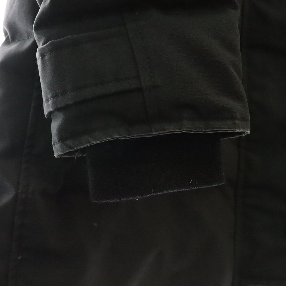 CANADA GOOSE(カナダグース) SHELBURNE PARKA シェルバーン パーカー ワッペンロゴ フーデッド ダウン ロング ジャケット コート ブラック レディース 3802LA