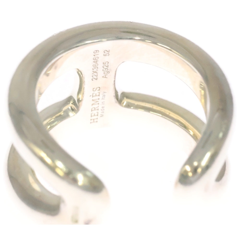 HERMES(エルメス) オスモズPM Hリング 指輪 シルバー