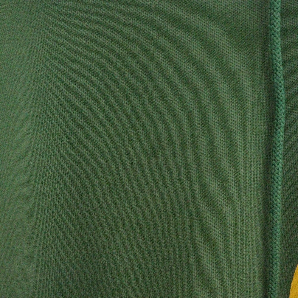 LOEWE(ロエベ) 25SS ロゴプリント プルオーバースウェットパーカー フーディー グリーン H526Y25X65