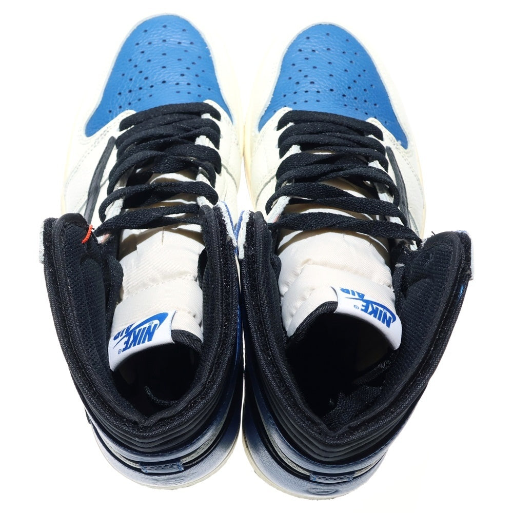 NIKE(ナイキ) ×TRAVIS SCOTT ×FRAGMENT AIR JORDAN1 RETRO HIGH OG SP トラヴィススコット フラグメント エアジョーダン1 ハイカットスニーカー US8/26cm DH3227-105