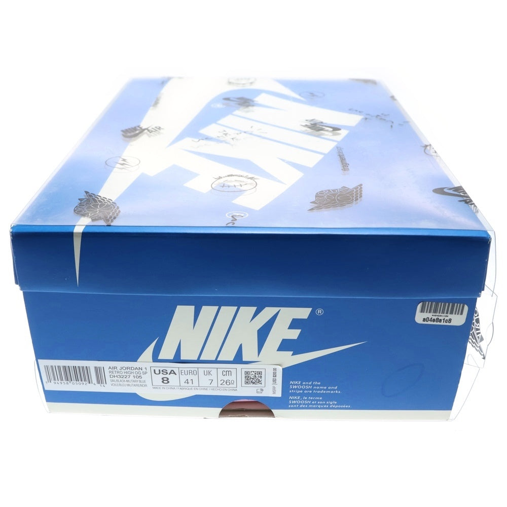 NIKE(ナイキ) ×TRAVIS SCOTT ×FRAGMENT AIR JORDAN1 RETRO HIGH OG SP トラヴィススコット フラグメント エアジョーダン1 ハイカットスニーカー US8/26cm DH3227-105