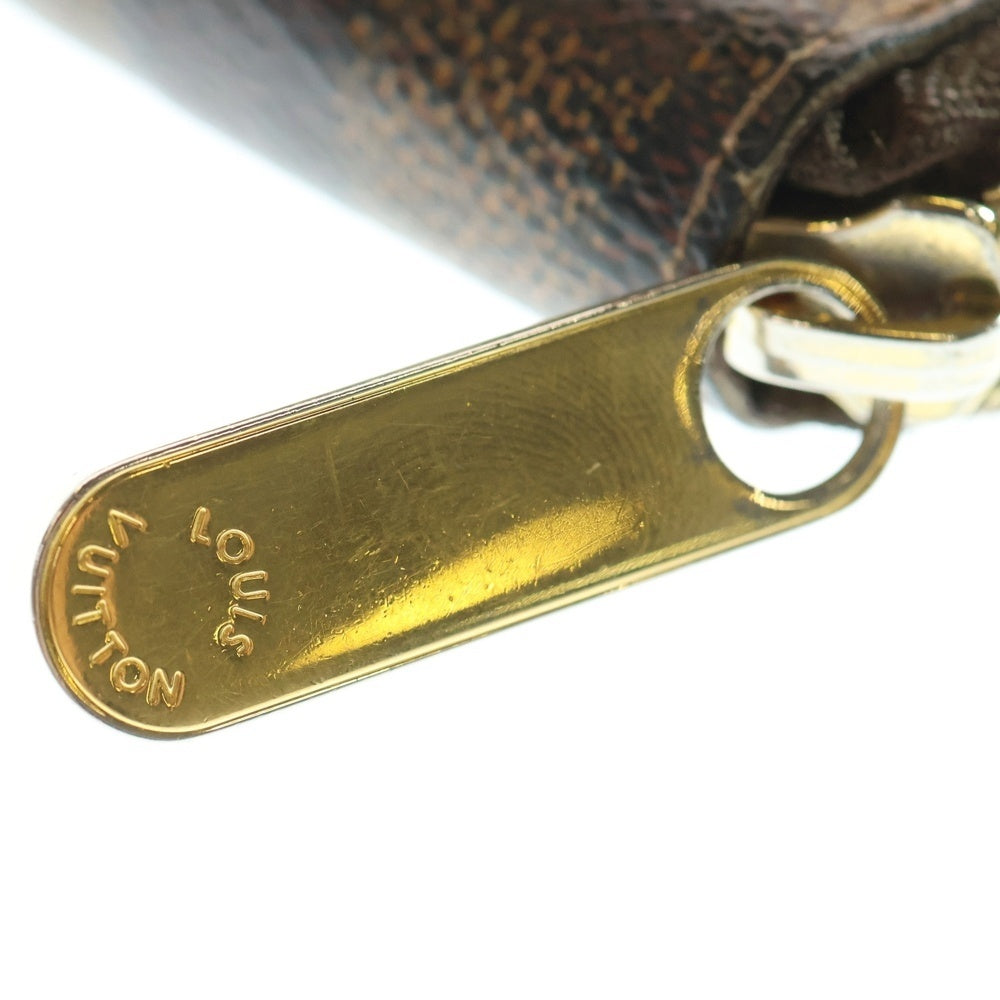LOUIS VUITTON(ルイヴィトン) ダミエ ジッピー ロングウォレット カードケース 長財布 ブラウン PVC レザー N60028 ゴールド金具