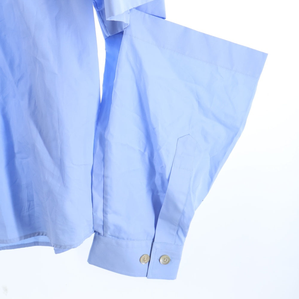 GUCCI(グッチ) 24SS エンブロイダリー コットンポプリン長袖シャツ ブルー 742715