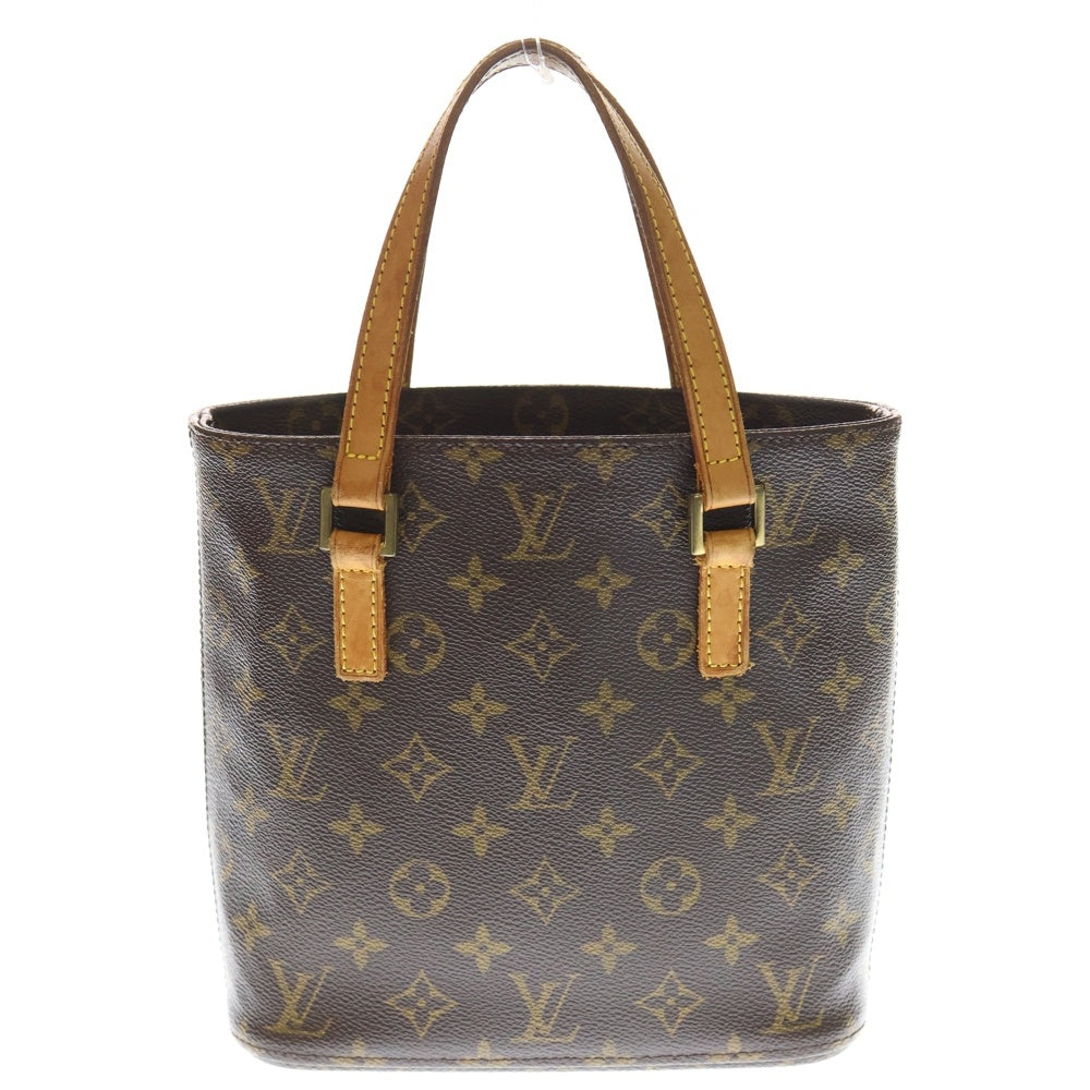 LOUIS VUITTON(ルイヴィトン) モノグラム バティニョール ハンドバッグ ミニバッグ ブラウン レザー×PVC M51156 ゴールド金具