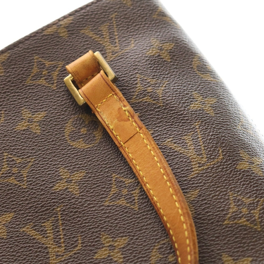 LOUIS VUITTON(ルイヴィトン) モノグラム バティニョール ハンドバッグ ミニバッグ ブラウン レザー×PVC M51156 ゴールド金具