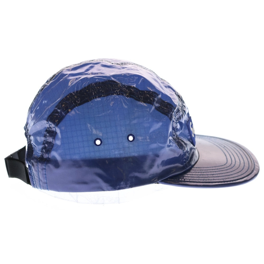 SUPREME(シュプリーム) 19SS Splatter Camp Cap ビニールスプラッターキャンプキャンプ ブルー