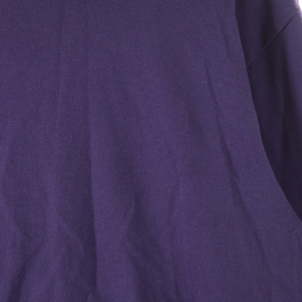 Y-3(ワイスリー) RELAXED LS TEE リラックス ロゴプリント ロングスリーブ 長袖 Tシャツ カットソー パープル KA9778