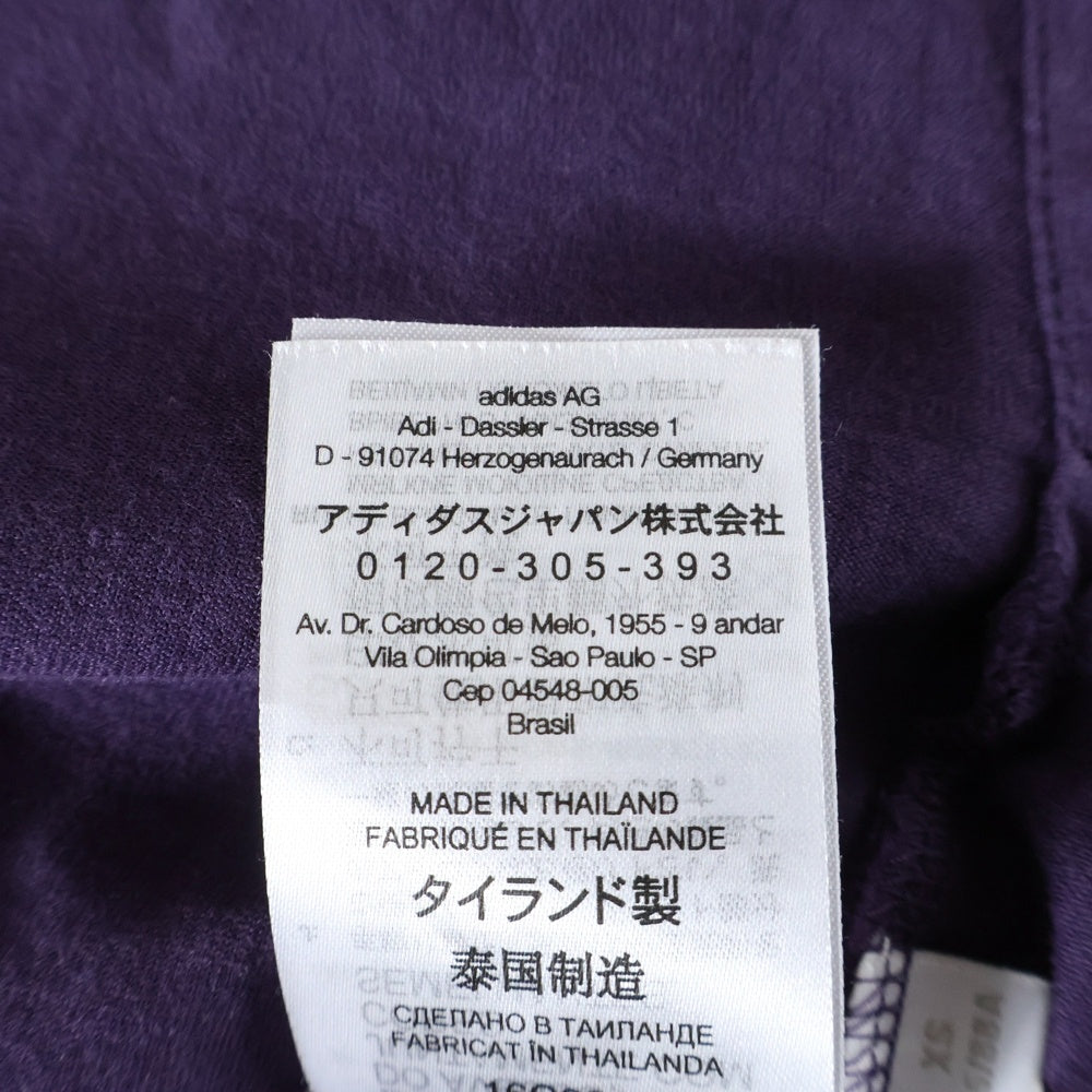 Y-3(ワイスリー) RELAXED LS TEE リラックス ロゴプリント ロングスリーブ 長袖 Tシャツ カットソー パープル KA9778