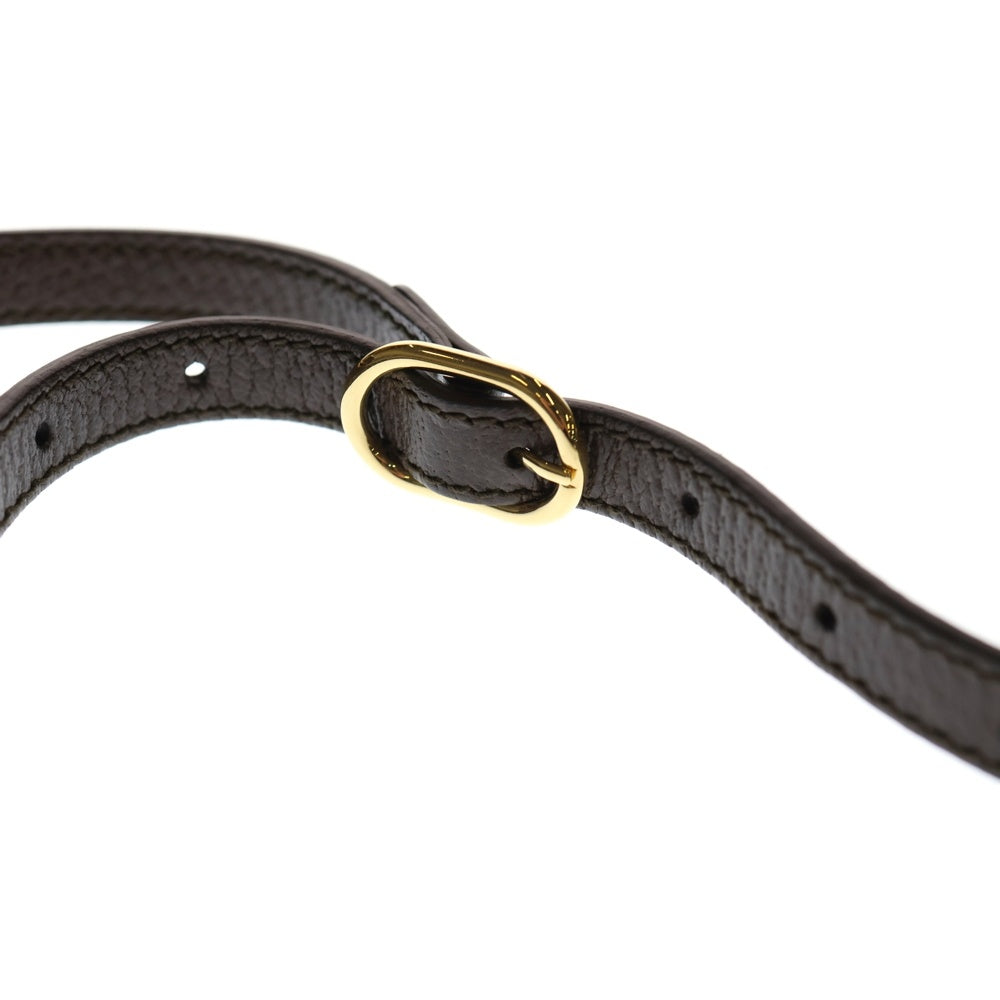 GUCCI(グッチ) GGスプリームキャンバス オフィディア レザーショルダーバッグ ブラウン/マルチカラー 574978 レディース