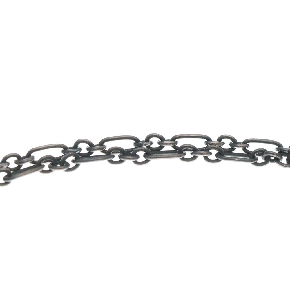 Georg Jensen(ジョージジェンセン) フラワーモチーフ ラピスラズリ チェーン ネックレス ペンダント シルバー/ブルー レディース