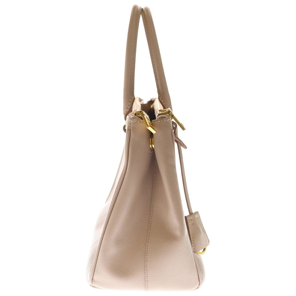 PRADA(プラダ) ガレリア 2WAYバッグ ショルダーバッグ ハンドバッグ ピンクベージュ サフィアーノレザー BN1801 ゴールド金具 レディース