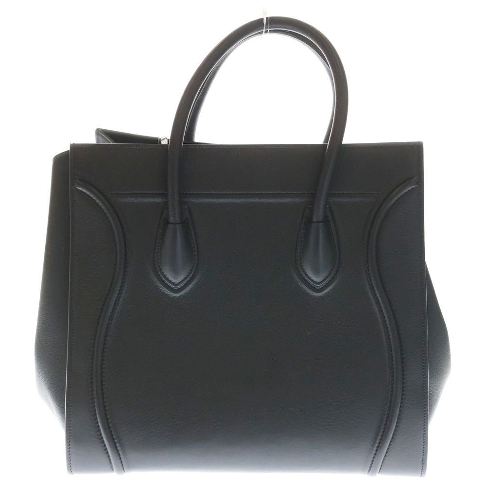 CELINE(セリーヌ) ラゲージ ファントム ハンドバッグ トートバッグ ブラック レザー ブラック金具