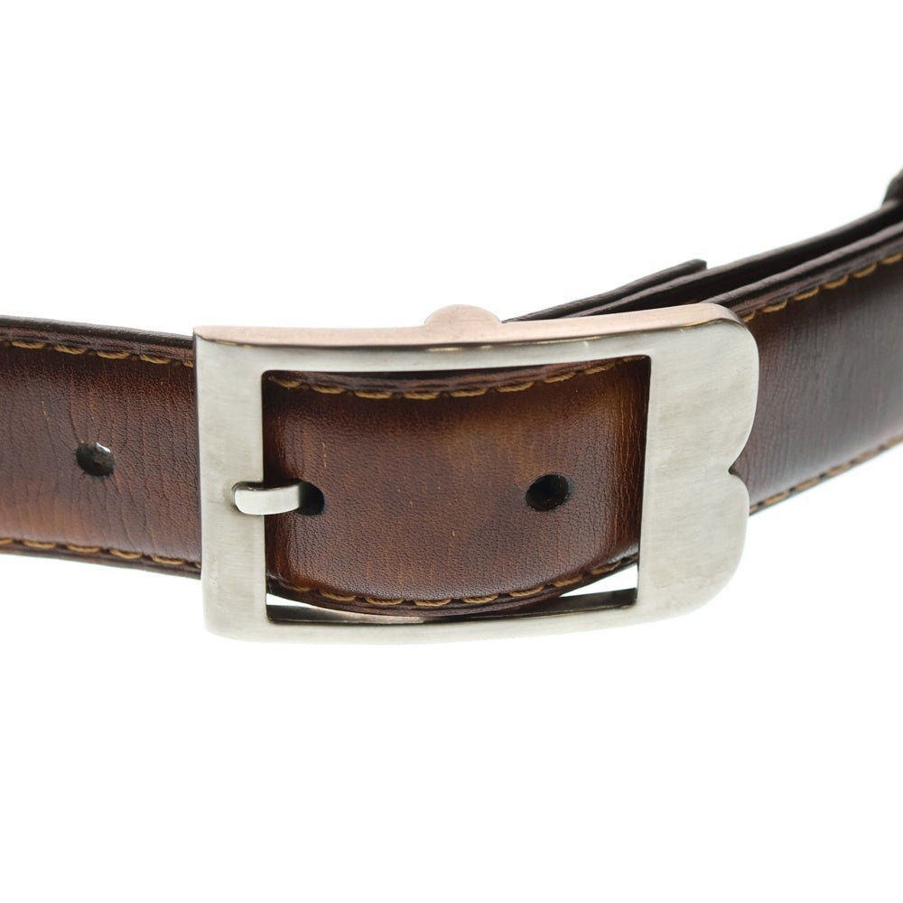 Berluti(ベルルッティ) ベルト 85/34 レザー ブラウン