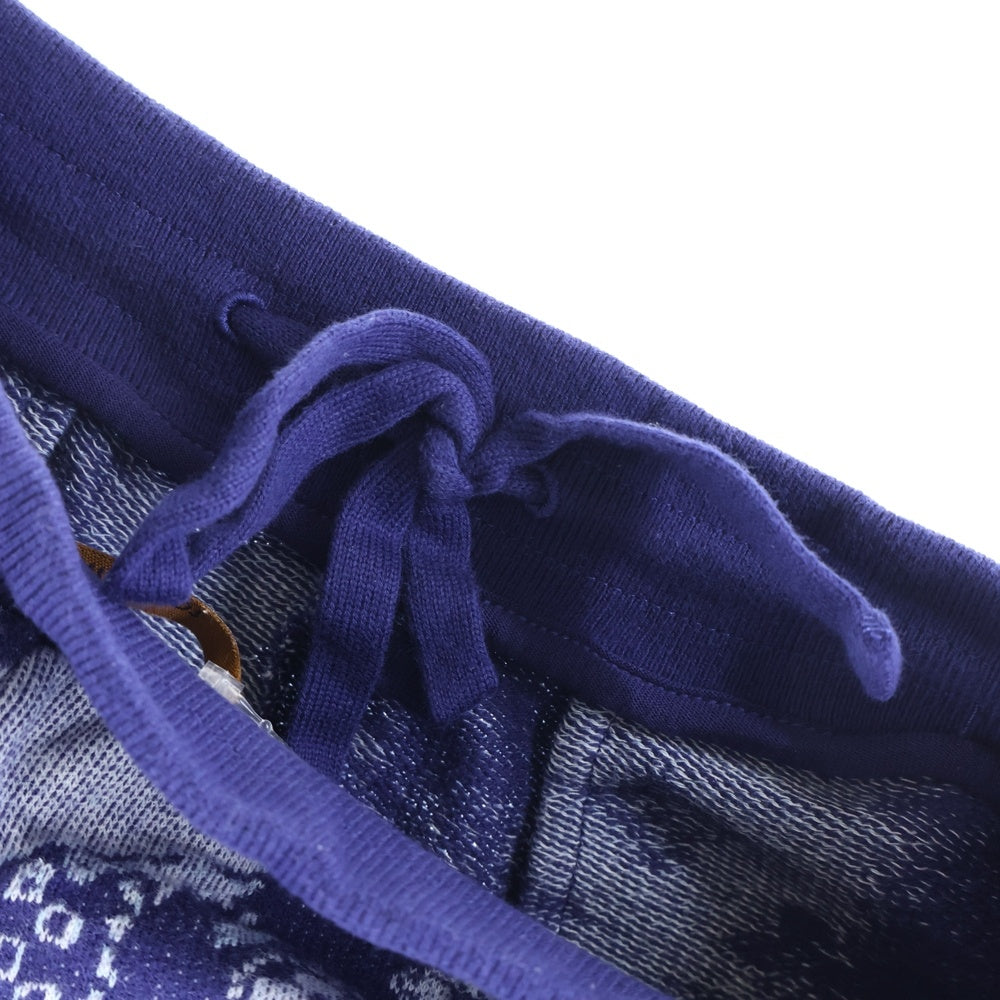 LOUIS VUITTON(ルイヴィトン) 22AW モノグラム バンダナ コットンショーツ ハーフパンツ ブルー RM222M N31 HNY27W