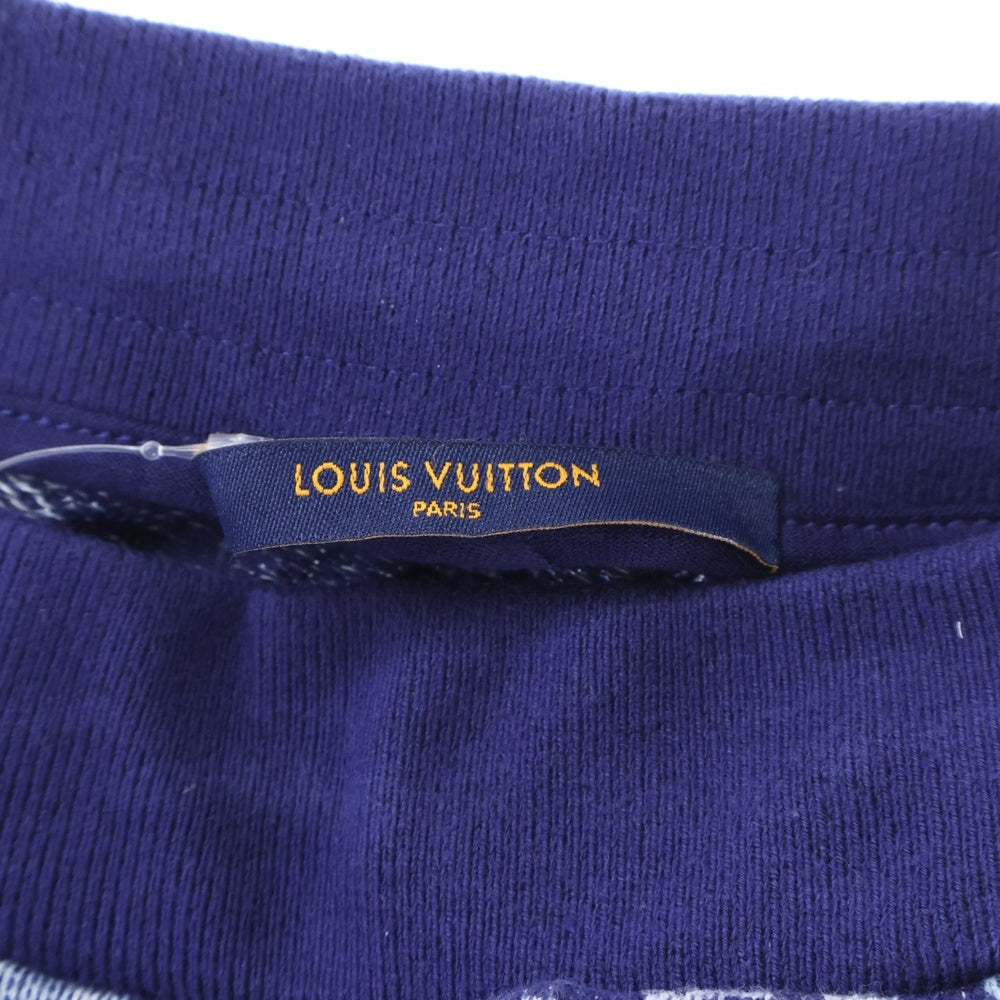 LOUIS VUITTON(ルイヴィトン) 22AW モノグラム バンダナ コットンショーツ ハーフパンツ ブルー RM222M N31 HNY27W