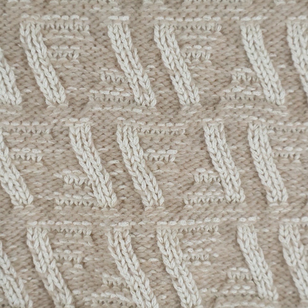 FENDI(フェンディ) スカート ホワイト カシミヤ混 FFロゴ FZQ764 レディース