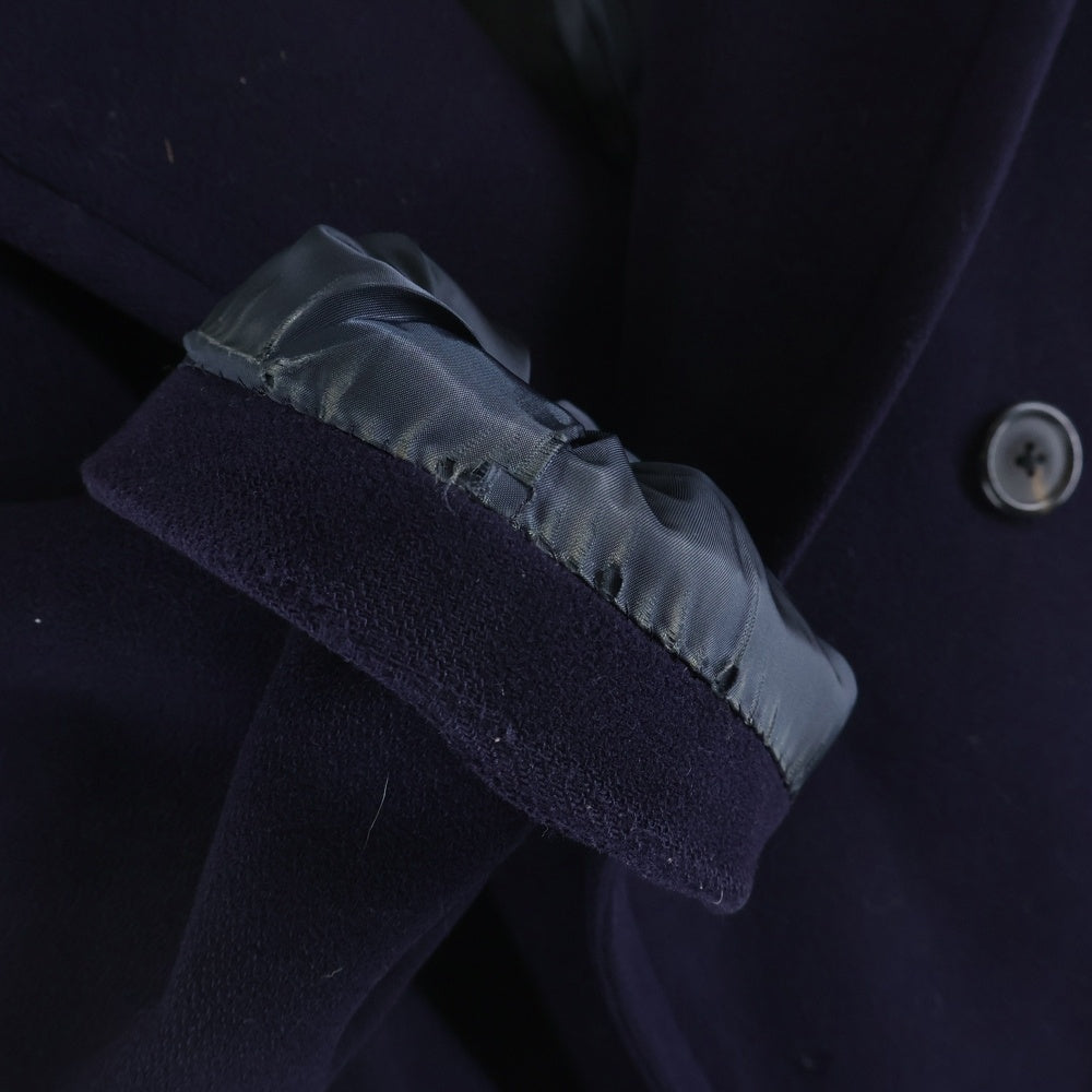 POLO RALPH LAUREN(ポロラルフローレン) ウール ダブルブレスト ロング コート パープル