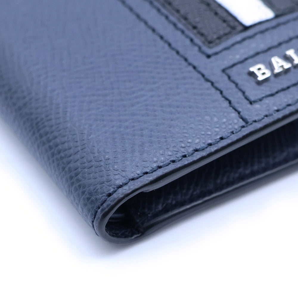 BALLY(バリー) 二つ折り財布 ネイビー レザー