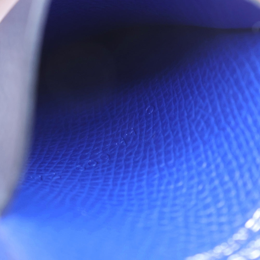 HERMES(エルメス) MC2 カードケース 名刺入れ ヴォーエプソン ネイビー×ブルー レザー O刻