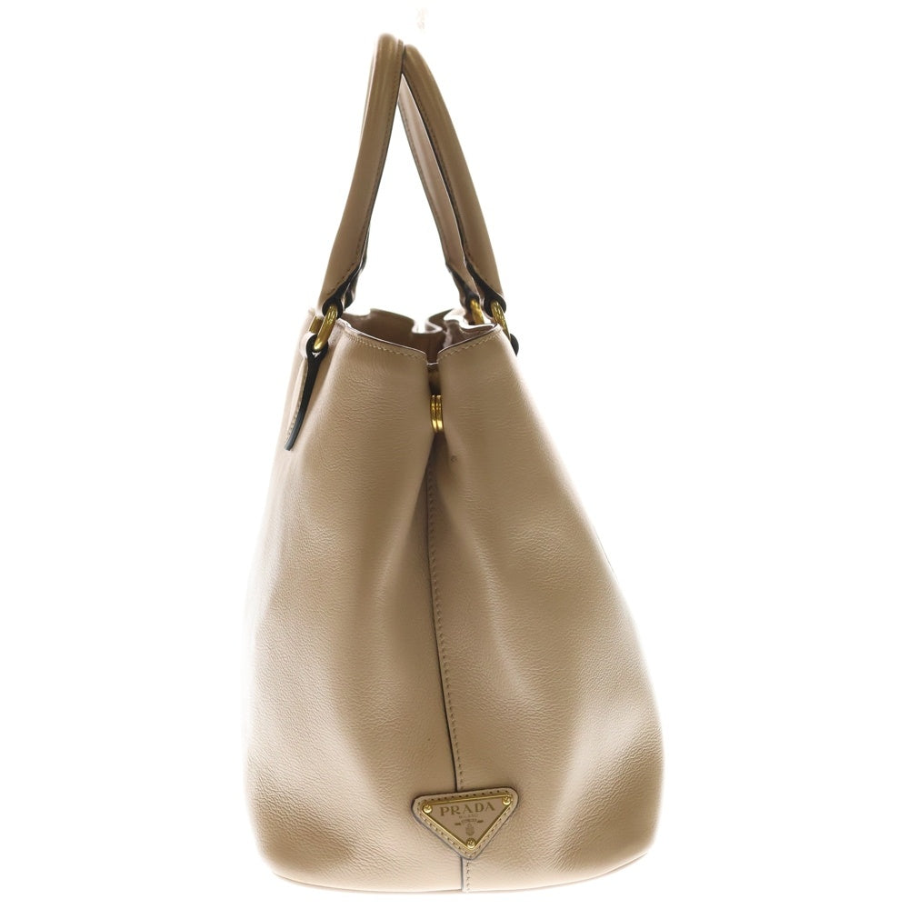 PRADA(プラダ) 2WAYトートバッグ レザー ベージュ 1BA579 レディース